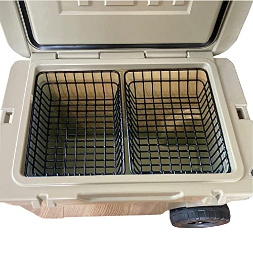 2-Pack Cooler Basket for Yeti Tundra Haul,Stays Food Chilled and Dry, Compatible with Other Cooler Accessories Cooler Locks, Cooler Dividers, Ice etc