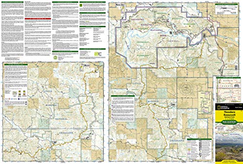 Theodore Roosevelt National Park Map (National Geographic Trails Illustrated Map, 259)