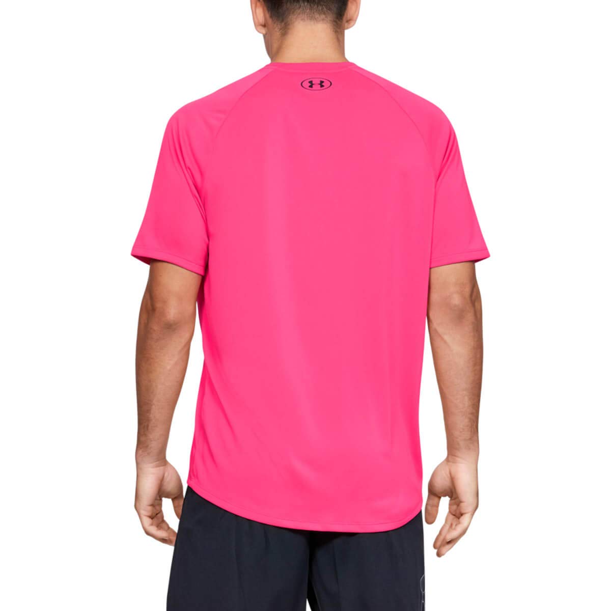 Under Armour Men's Tech 2.0 Short-Sleeve T-Shirt , Pink Surge (687)/Black, Large