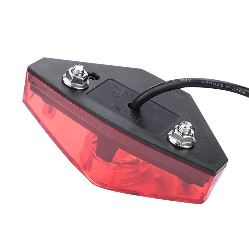 Tail Light, Electric Rear Light LED Brake Lamp Safety Warning Warn Tail Light Portable Rear Taillight for Scooters E-Bikes