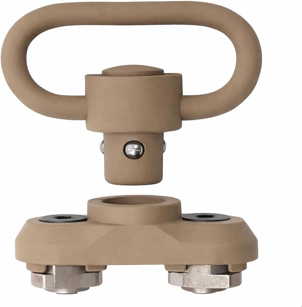 MLOK 5-Slot Mount Kit - 2-Piece Push Button Set with Screws & Allen Wrench | Tactical Accessories