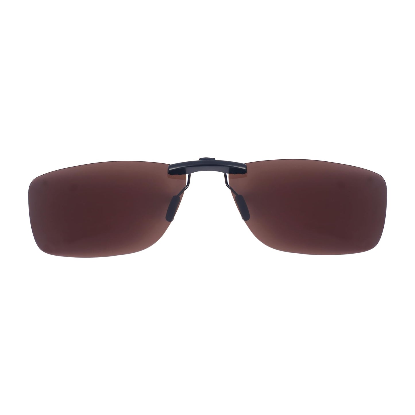 Polarized CLIP-ON Sunglasses for Oakley Ox3218 Socket 5.5 (Brown, 54 X 18)