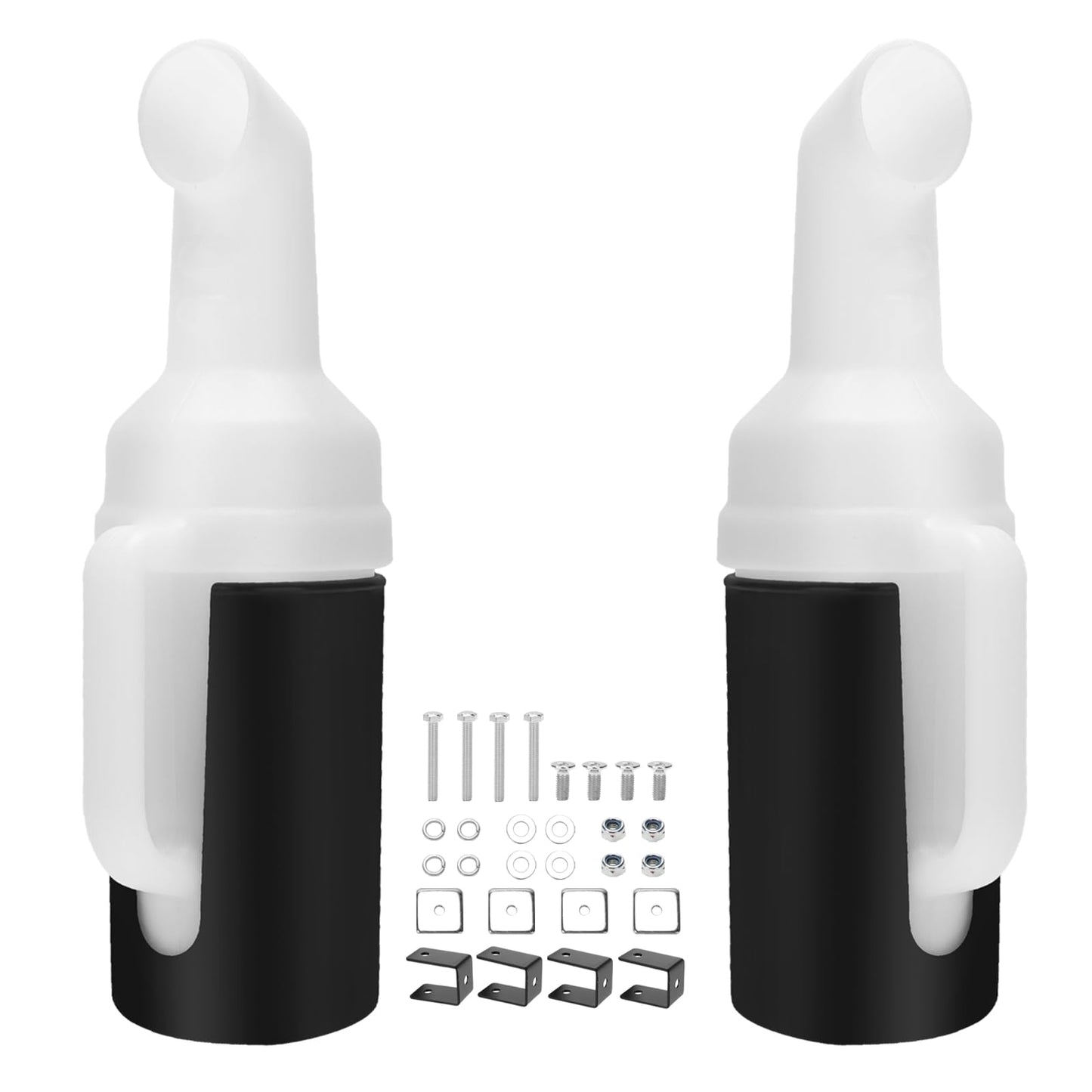 Roykaw Golf Cart Sand Bottle Sand Pot with Holder Universal Divot Filler Sand Bottle Compatible with EZGO, Club Car and Yamaha Models, Large Volume & No Drilling Required, Included Mounting Components