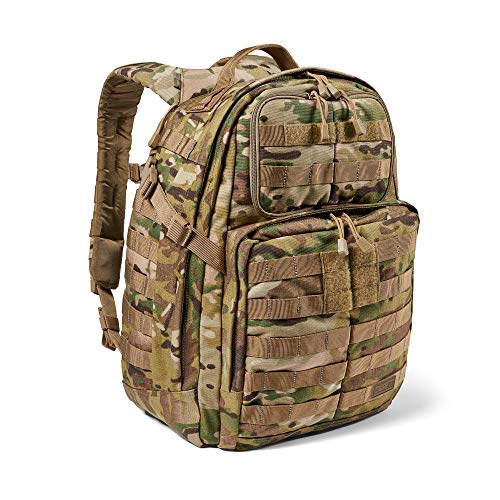 5.11 Tactical Backpack – Rush 24 2.0 – Pack and Laptop Compartment, 37 Liter, Medium, Style 56564 – Multicam