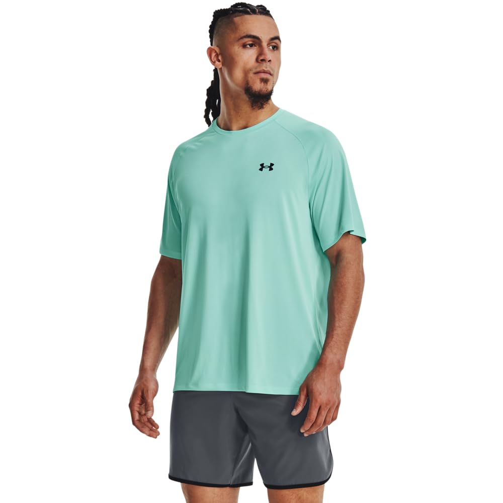 Under Armour Men's Tech 2.0 Short-Sleeve T-Shirt, (362) Neo Turquoise / / Black, 4X-Large