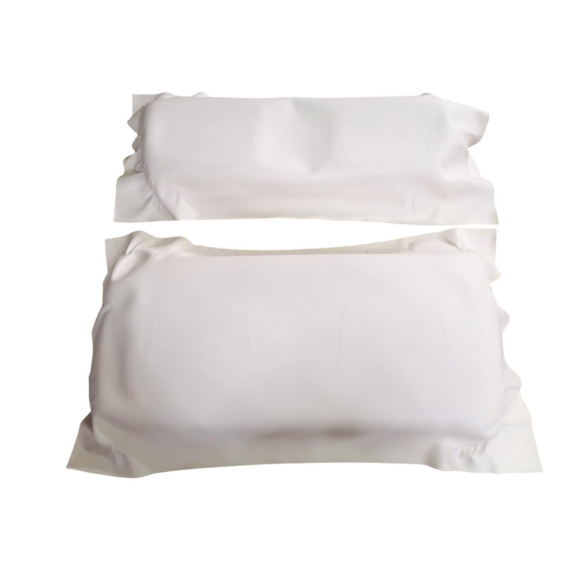 FDEERCOLO for Club Car DS2000.5-Up Golf Cart Front Seat Covers and Backrest Leather Replacement. (Thermoformed/OEM Match) (Ivory White)