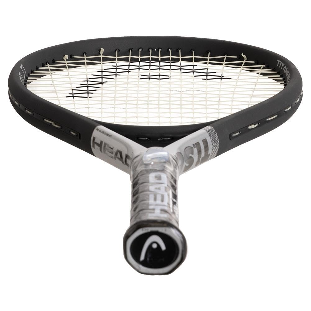 HEAD Ti S6 Tennis Racket - Pre-Strung Head Heavy Balance 27.75 Inch Adult Racquet - 4 1/4 in Grip
