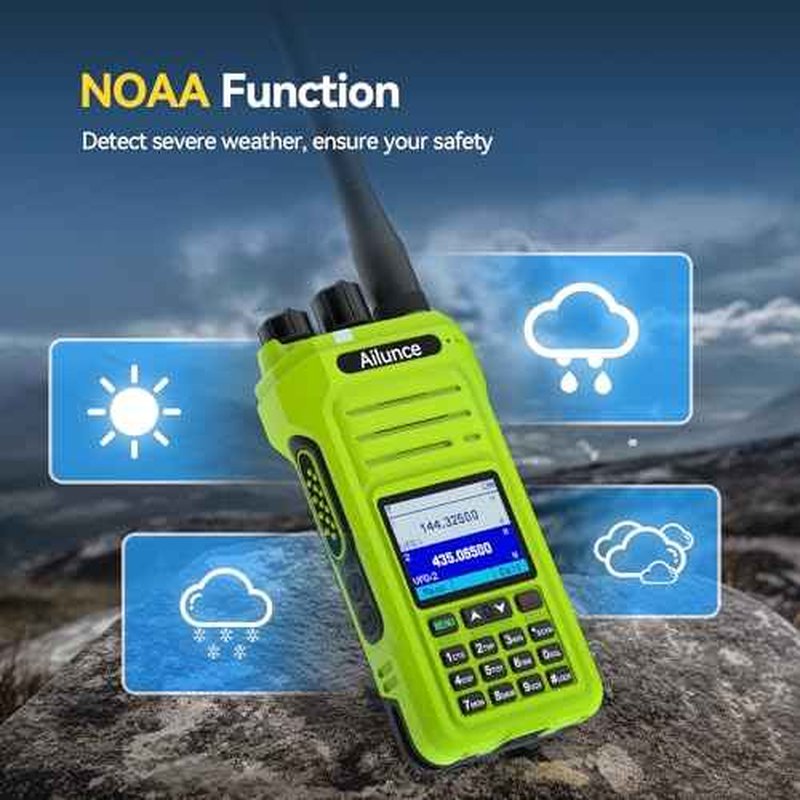 Retevis Ailunce HA1G GMRS Handheld Radio,Chirp,2 Way Radio Long Range with Speaker Mic,Dual Band Receive,IP67 Waterproof Walkie Talkies,Type-C Charge,NOAA 2800mAh,FM Radio,GMRS Radio for Offroad