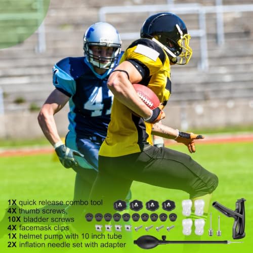 Football Helmet Quick Release Facemask Repair Kit for Speedflex Helmets