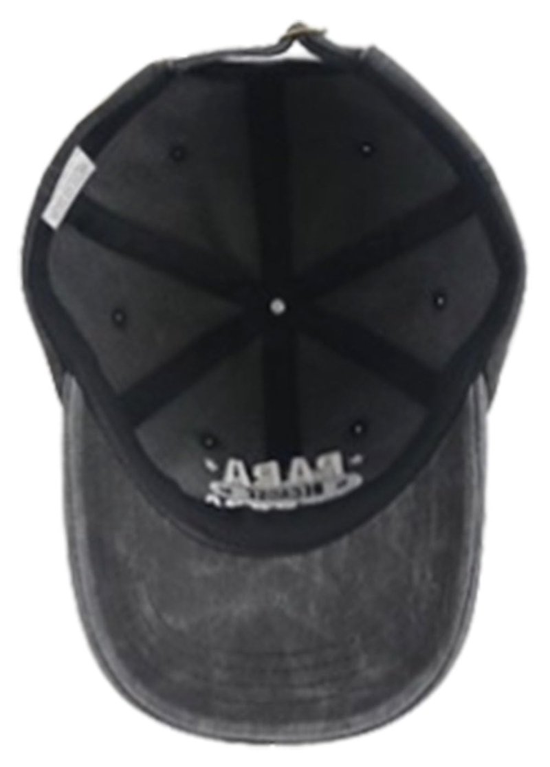 Grandpa Gifts for Men, Best Dad Ever Hat, Funny Papa Baseball Cap, Fathers Day Christmas Retirement Birthday Gifts for Grandfather Dad Daddy Husband Black