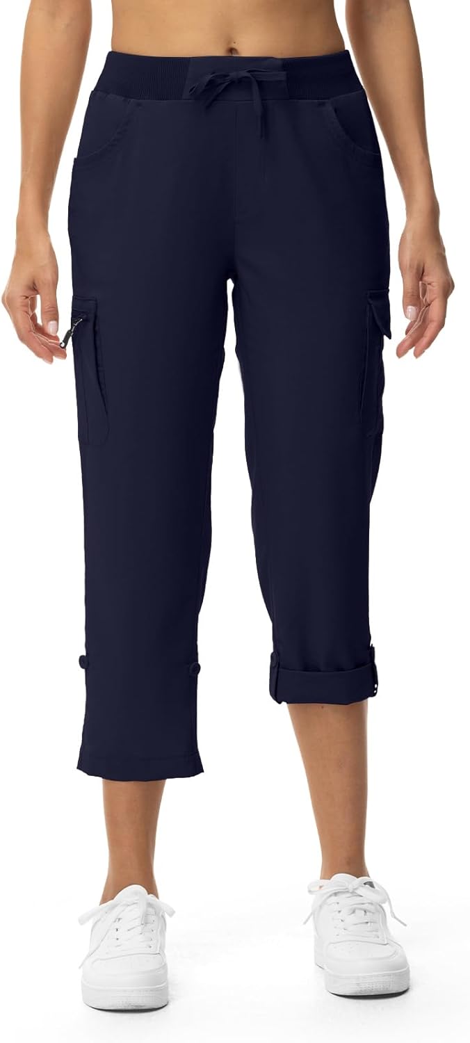 Women's Cargo Hiking Capris Pants - Lightweight, Breathable Fabric | Perfect for Outdoor Adventures