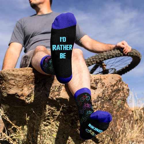 VICRAZY Hiking, Cycling, Camping Socks for Men, Women - Hiking, Bicycle, Camping, Bike Accessories, Stocking Stuffers