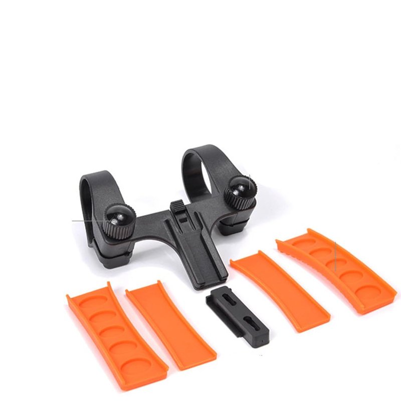 balacoo Bike Headlight Bracket for Mountain and Road Bikes with Anti-Skid Pads Universal Center Holder Lamp Bracket for Front Bicycle Light Mounting