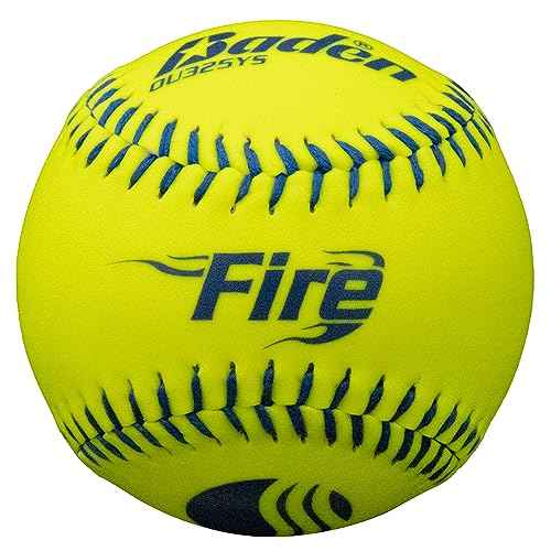 Baden USSSA Classic M Slowpitch Softballs - 12" Synthetic Cover for Enhanced Durability | Official Game Balls for Competitive Play | 12-Pack