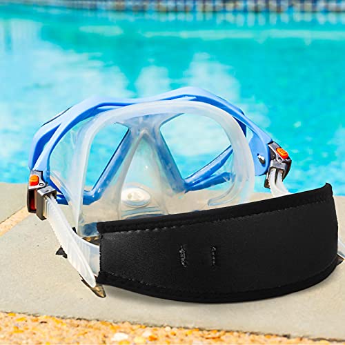 Weewooday 2 Pieces Mask Strap Cover Diving Cover Soft Non Slip Swimming Mask Slap Cover for Dive and Snorkel Masks Water Sports