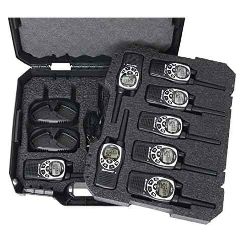 Case Club Travel Case - Fits 14 Midland GXT 1000 GMRS Radios or a Combination of Two-Way Radios and Chargers - Rugged Hard-Sided Walkie Talkie Carry & Storage Case for Your Midland Handheld Radios