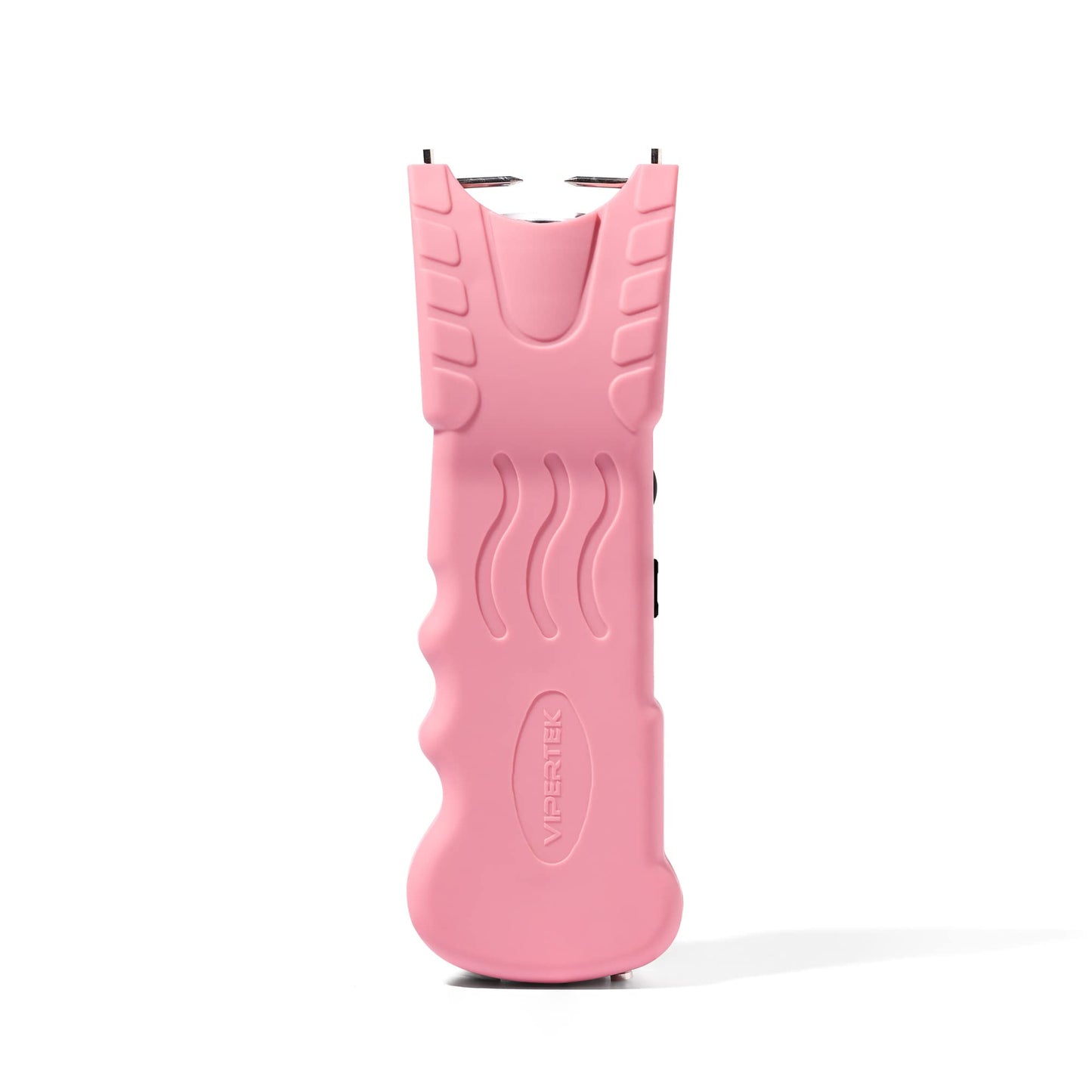 VIPERTEK Stun Gun with Safety Disable Pin LED Flashlight, Pink