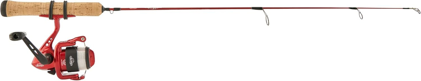 Berkley Cherrywood HD Ice Fishing Rod and Reel Combo - Lightweight, Durable Design