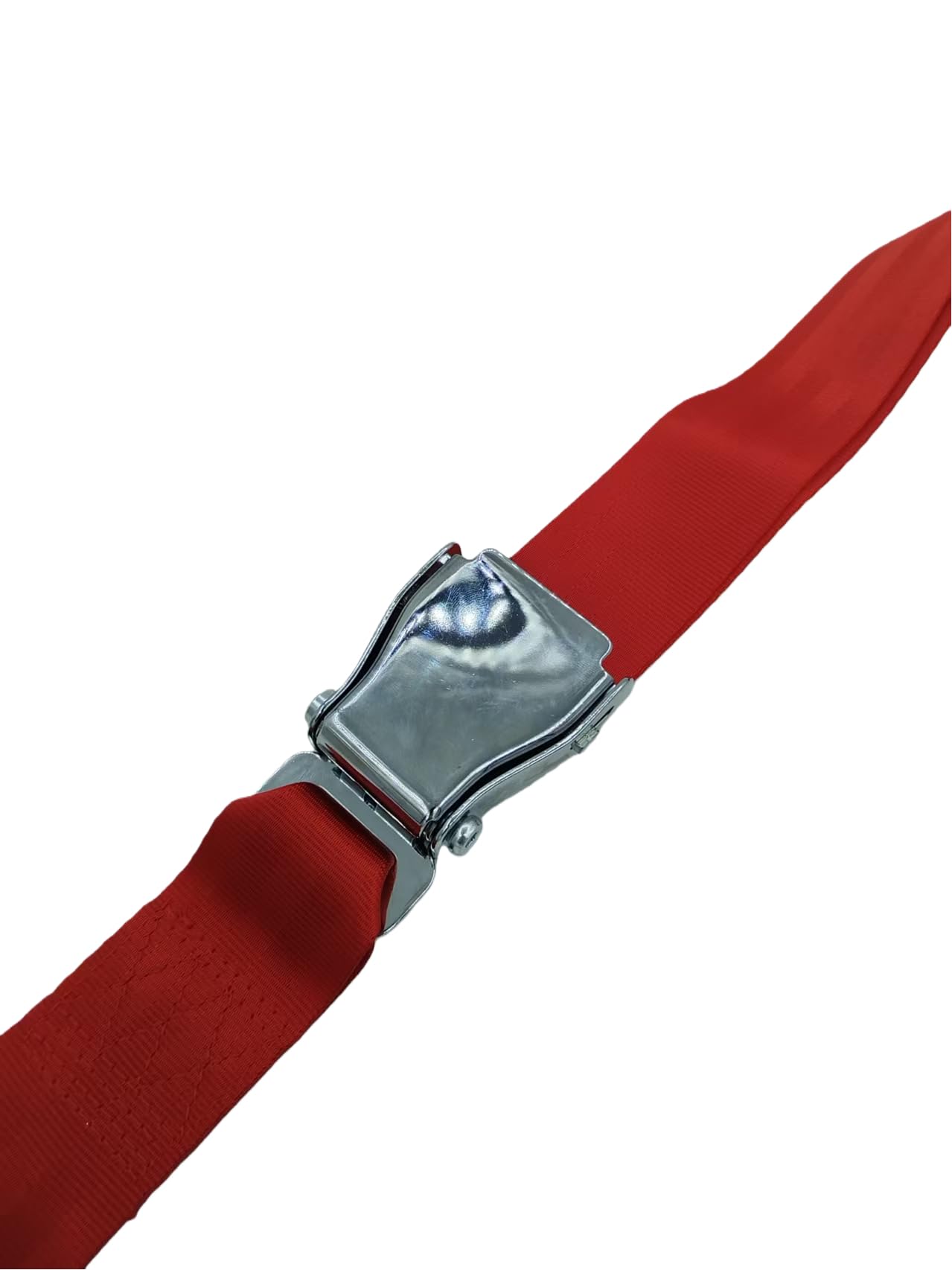 RWYSSYTF Golf Cart Seat Belt wheelchair Safety Harness - Universal 2-Point Restraint System, Adjustable & Heavy-Duty, For Yamaha EZGO Club Car Go Kart UTV Aircraft (Red)