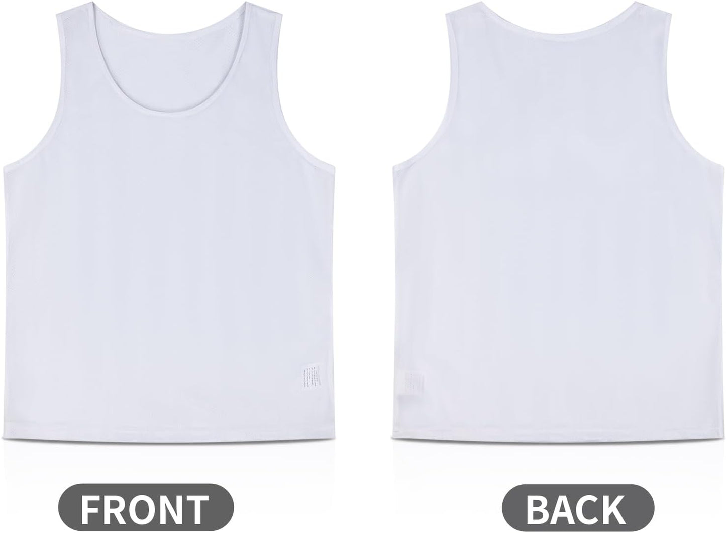 Soccer Jersey Pinnies - 12 Pack Basketball Scrimmage Vests for Kids & Adults | Team Practice Gear