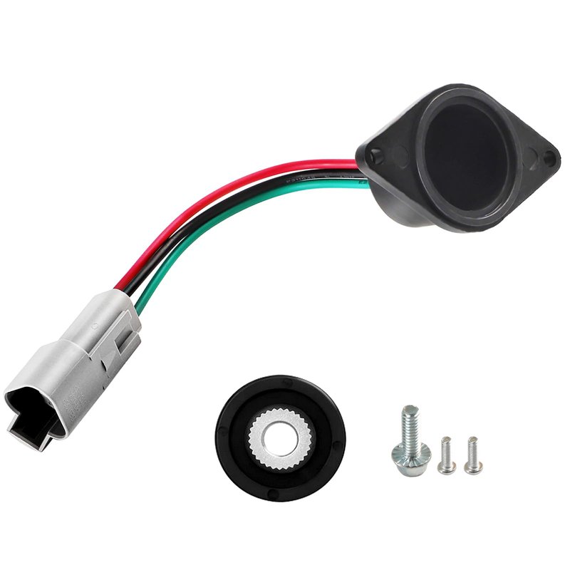 iLSKW Club Car High Speed Sensor for ADC Motor IQ 48V Golf Cart DS and Precedent, OEM 1027049-01, 102265601, Magnet Golf Cart Speed Sensor (Included)