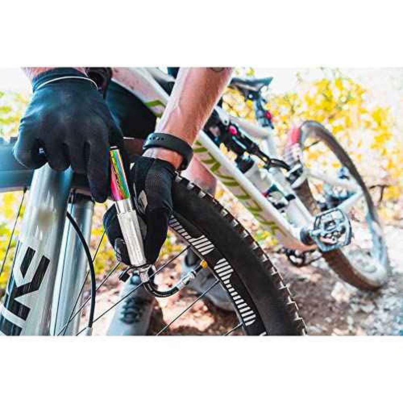 LEZYNE Pocket Drive Pro Mini Bicycle Hand Pump, High Pressure 160 PSI, Presta & Schrader with Valve Core Tool, Alloy Bracket Mount, Grip Textured, Easy to Use Bike Tire Pump