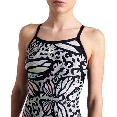ARENA Womens Performance Women's Butterflies Light Drop Back Swimsuit