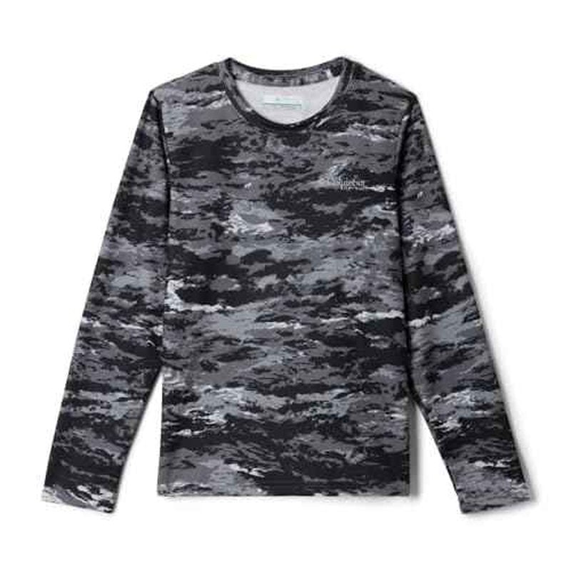 Columbia Boys' PFG Solar Stream Printed Long Sleeve Shirt
