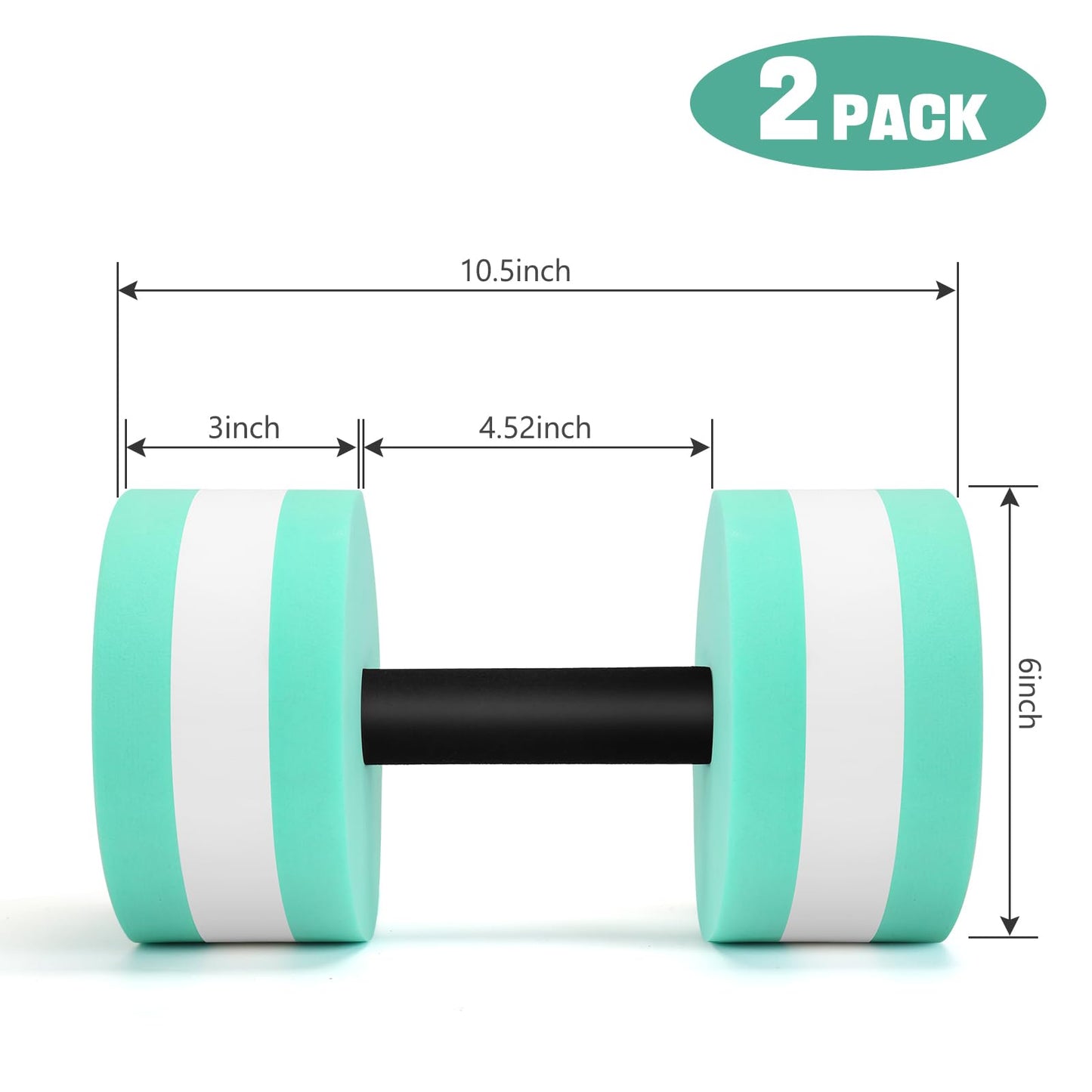 YECERCAN Water Weights for Pool Exercise