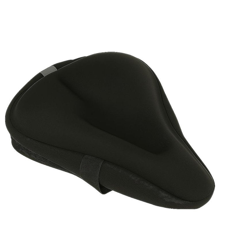 QBXMY7 Bike Seat Cushion, Waterproof Gel Bike Seat Cushion Cover - Soft Padded Comfort for Men & Women