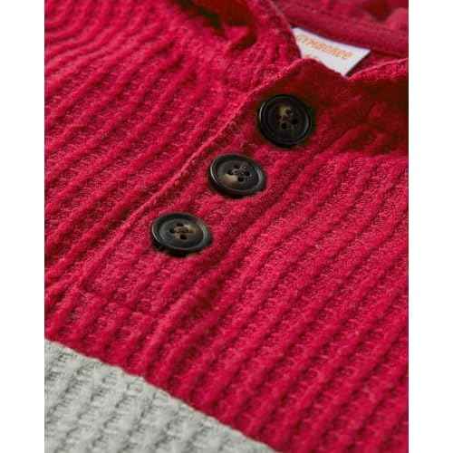 Gymboree Boys and Toddler Long Sleeve Half Snap Sherpa Pullover