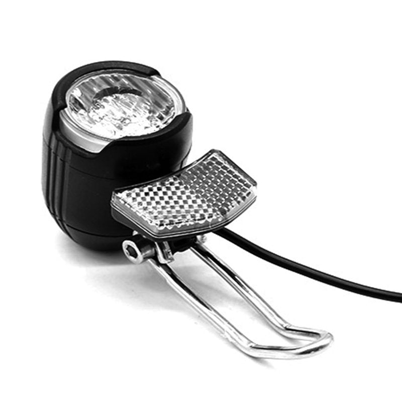 NULKOMMA Ebike Bright Bicycle Headlight for Night Riding 3 Pins Male Connector 12V 24V 36V 48V 60V Waterproof Super Bright Led Front Light for Bicycles Led Headlight for Bike