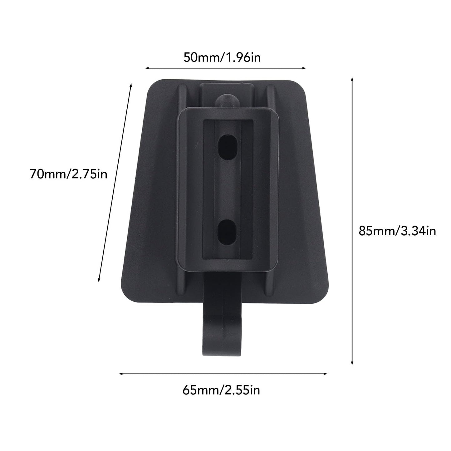 Bike Rack Adapter, Universal Folding Bike Carrier Block Front Mount Bracket for Commuters Cyclists Travelers Urban Commuting Long Distance Riding
