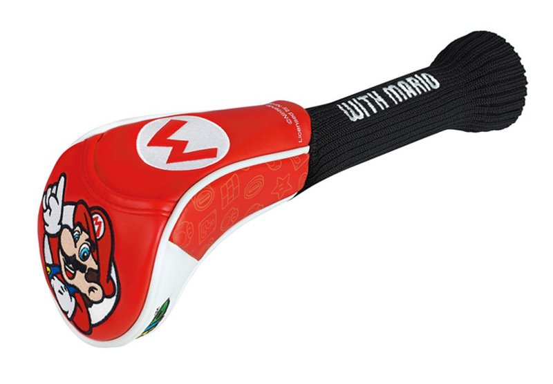 Enjoy Caddie Bag(ENJPL) SMHF001 Super Mario Head Cover for FW (Mario), Medium, Clear