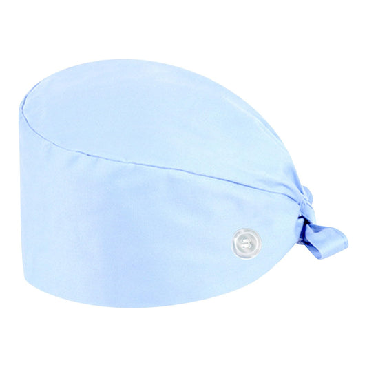 Dental Scrub Caps Women with Buttons Ponytail Scrub Cap Scrub Caps Women Pediatrics Scrub Caps Women Scrub Hats for Nurses Elastic Nurse Cap for Men Scrub Hats for Nurses