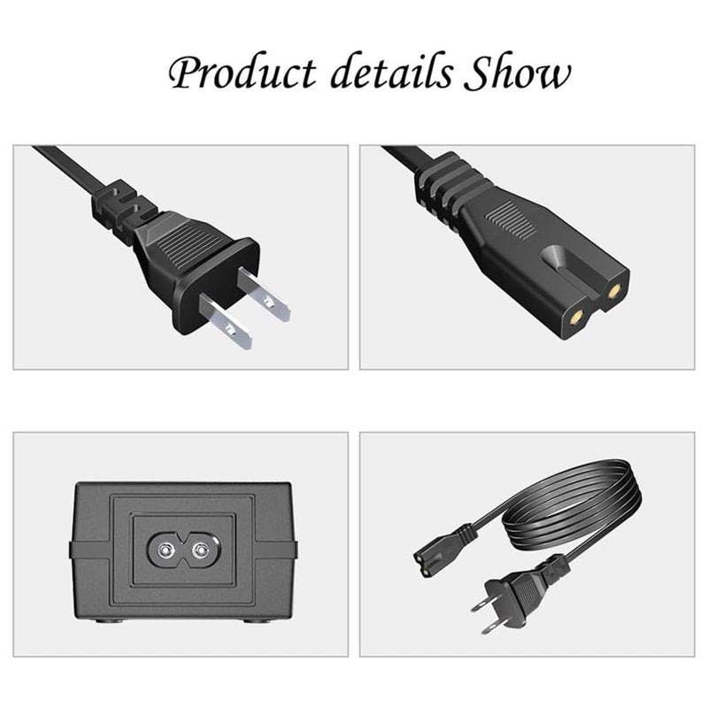 42V 2A Scooter Charger with 6 in 1 Plugs for 36V Pocket Mod, Sports Mod,Razor,Gotrax,Jetson,Voyage,Ninebot,Lithium Battery Device,Electric Scooter Charger