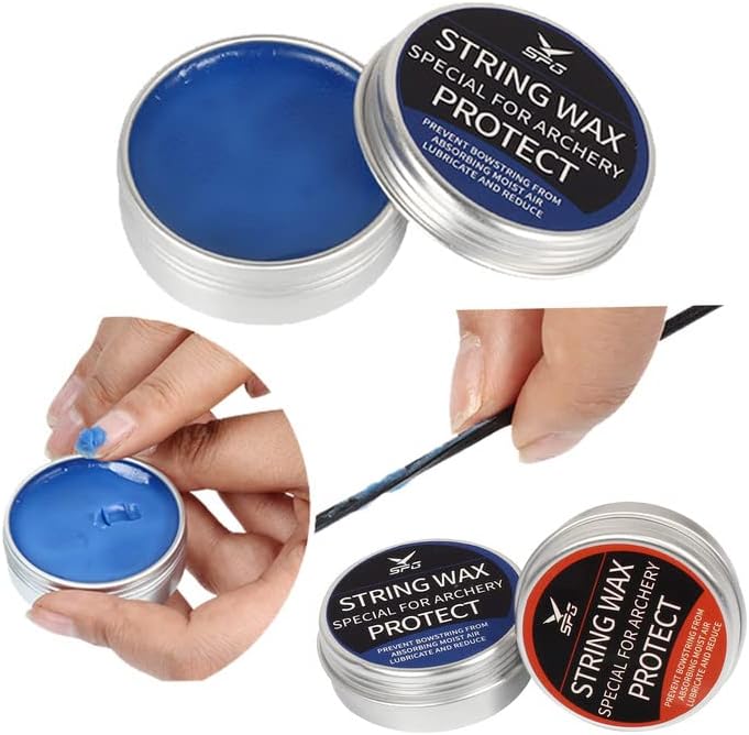 Archery Bow String Wax - Premium Compound Bowstring Lube for Friction Reduction & Fraying Prevention | Ideal for Recurve & Crossbow