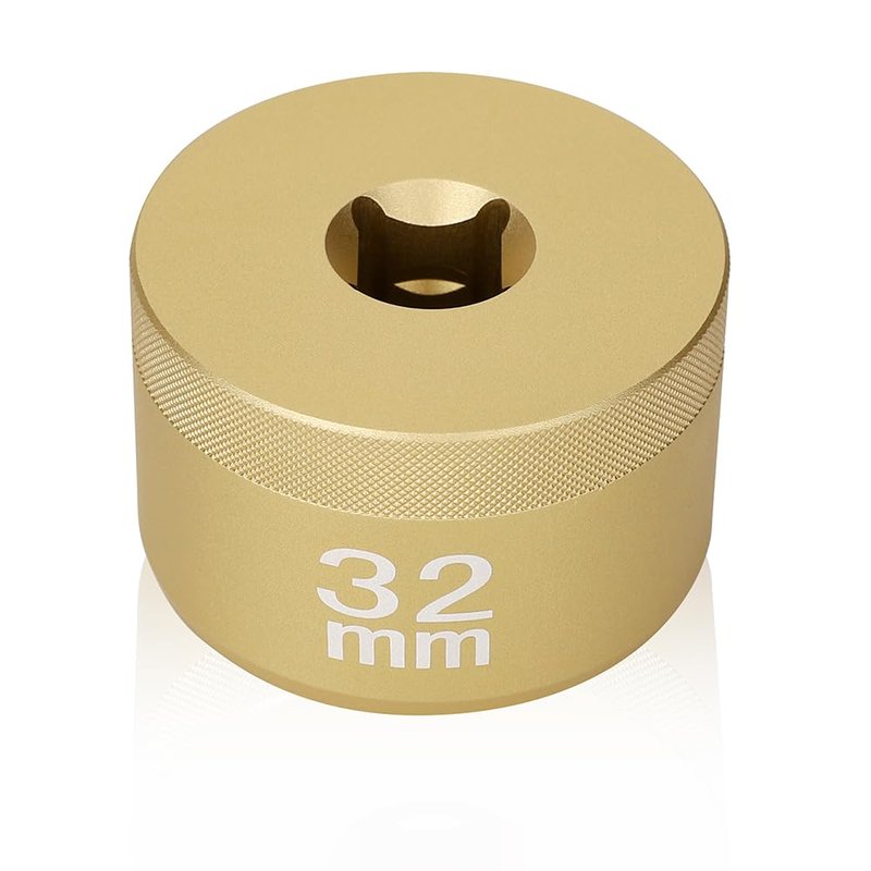 vbaxy 28mm Flat Socket Topcap Socket Chamferless Fork Socket for Fox Fork Suspension Service