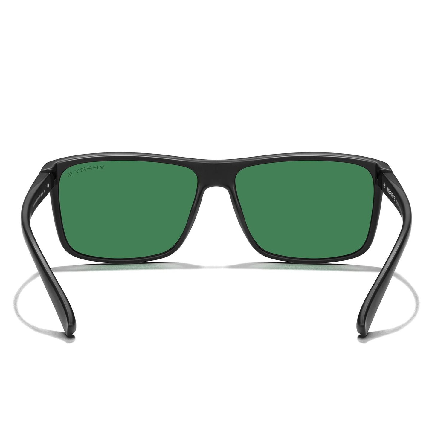 MERRY'S Rectangular Polarized Sports Sunglasses for Men Women Cycling Driving Fishing UV400 Protection S8225
