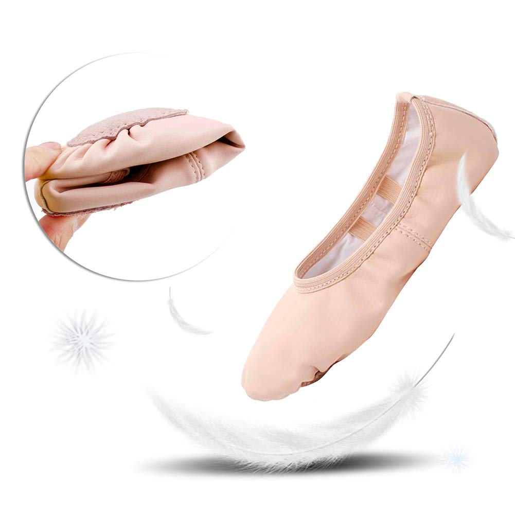 Stelle Ballet Shoes PU Ballet Flats for Girls(Ballet Pink,9MT)