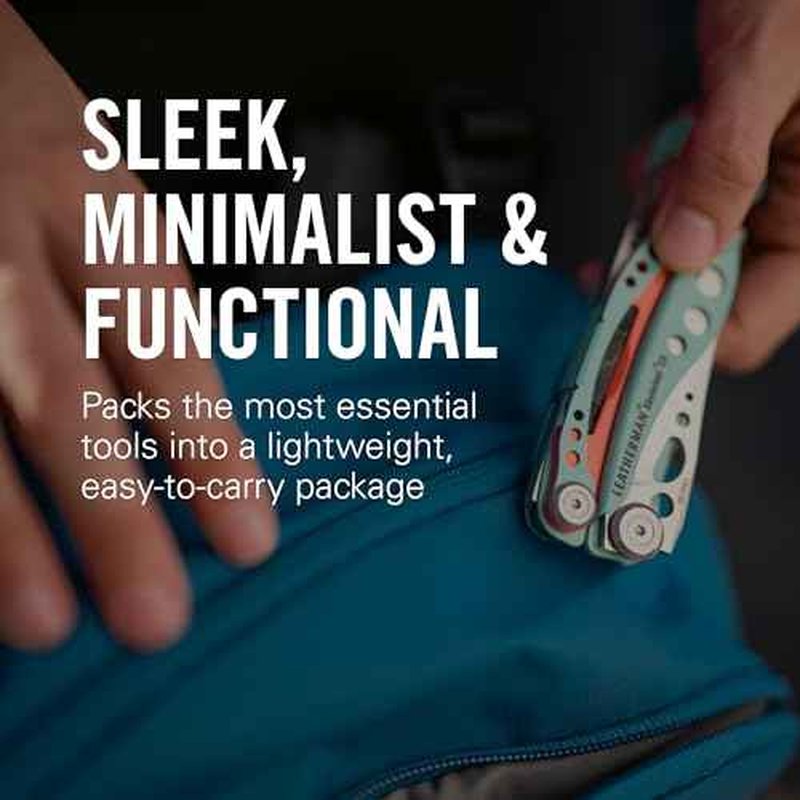 LEATHERMAN, Skeletool CX, 7-in-1 Lightweight, Minimalist Multi-Tool for Everyday Carry (EDC), Home, Garden & Outdoors, OD Green