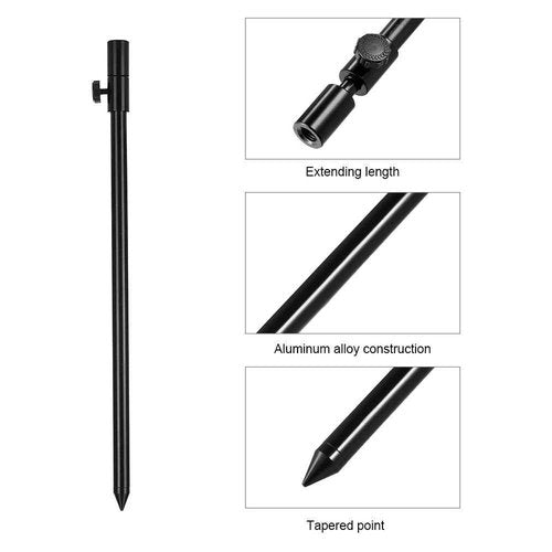 Funien Fishing Bite Alarms Fishing Banksticks Swingers Set with Padded Fishing Tool Bag