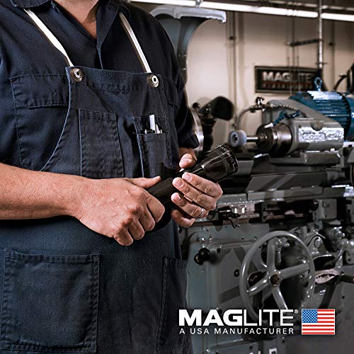 Maglite Heavy-Duty Incandescent 5-Cell D Flashlight, Black