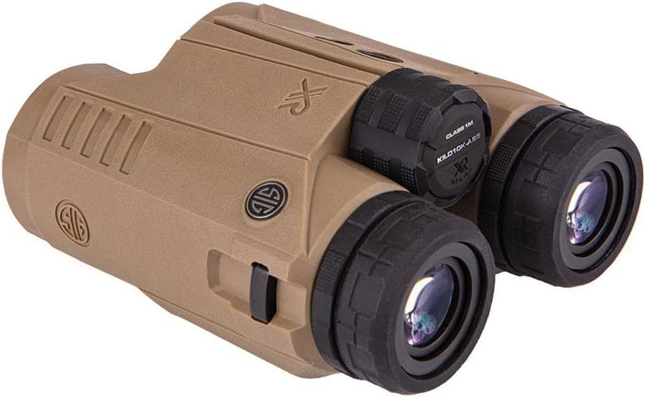 SIG SAUER KILO10K-ABS HD 10x42mm Waterproof Laser Rangefinder Binoculars - FDE Finish