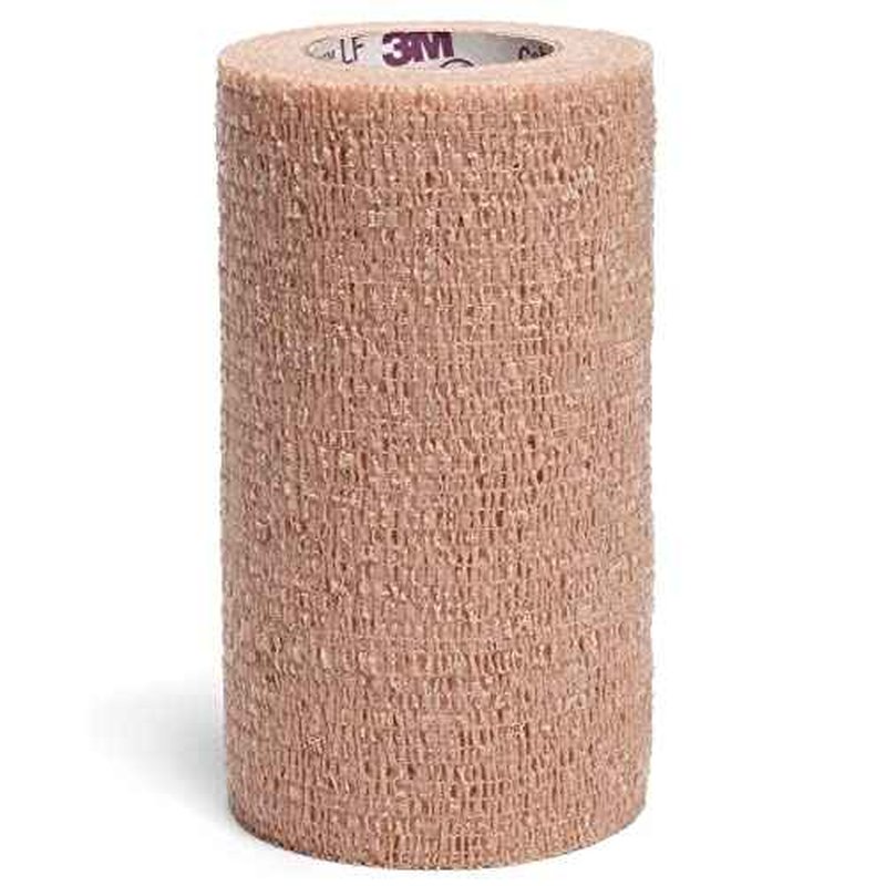 3M¢â Coban¢â NL Non-Latex Self-Adherent Wrap with Hand Tear, 2084, 4 in x 5 yd, 18 Rolls/Case