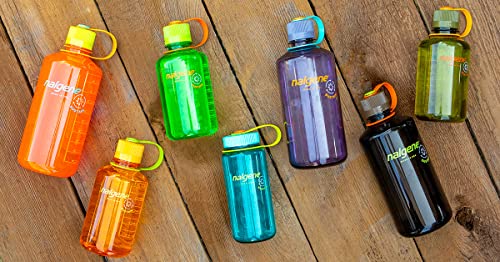 Nalgene Sustain Tritan BPA-Free Water Bottle Made with Material Derived from 50% Plastic Waste, 32 OZ, Narrow Mouth, Eggplant