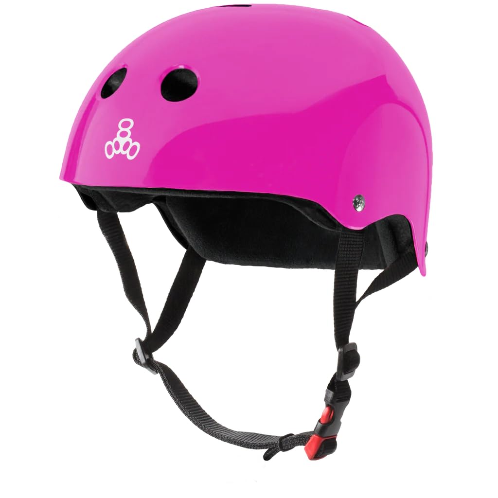 Triple Eight Certified Sweatsaver Helmet for Skateboarding, BMX, Roller Derby, Roller Skating, Inline Skating, Scooter and Bike