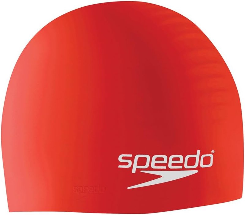 Speedo Silicone Swim Cap - Durable, Comfortable Fit for Competitive Swimmers | Adult Size