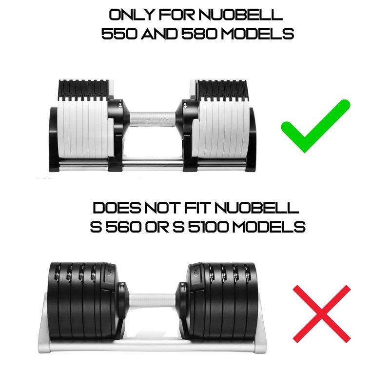 Micro Gainz 1.25LB Magnetic Weight Attachment for Nuobell Style Adjustable Dumbbells, Choose 2 or 4 Piece Magnetic Weight Plates, Ideal for Micro Loading Dumbbells, Made in USA (4 Piece Set)