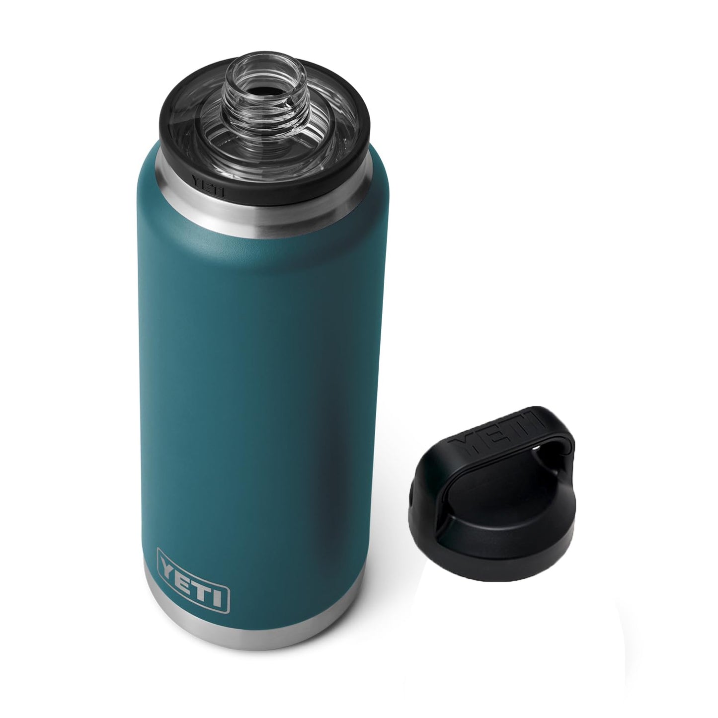 YETI Rambler 36 oz Bottle, Vacuum Insulated, Stainless Steel with Chug Cap, Grey Stone